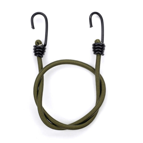 CAMCON 4-Pack Olive Heavy Duty Bungee Cords Black Hooks