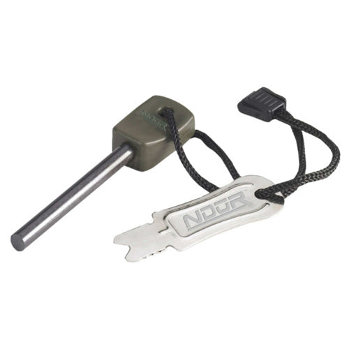 NDUR Compact Fire Steel Striker 5400 Degree Spark