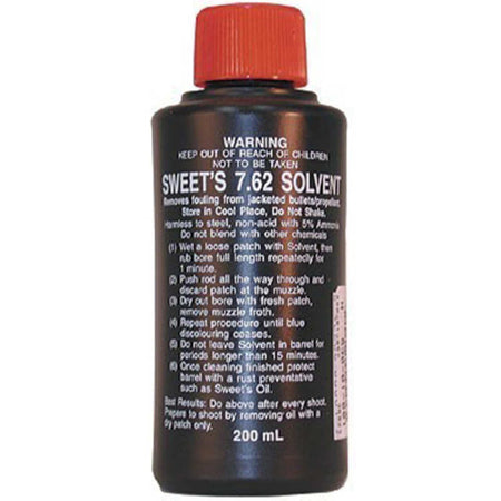 Sweets 7.62 Strong Bore Solvent 200mL Copper Cleaner