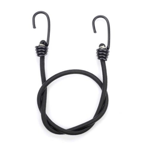 CAMCON 4-Pack Black Heavy Duty Bungee Cords Black Hooks