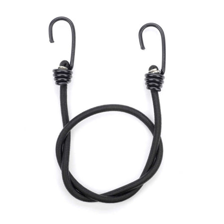 CAMCON 4-Pack Black Heavy Duty Bungee Cords Black Hooks