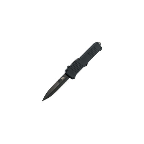 HK Incursion 3.9in Bayonet OTF Automatic Knife with Glass Breaker - Black