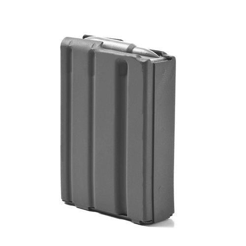 ASC AR-15 10rd .223/5.56 Aluminum Grey Moly Magazine Grey Generation 2 Follower
