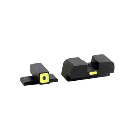 Springfield XD/XDS CAP Replacement Sight Set - Tritium Green Front with Painted Bar Rear
