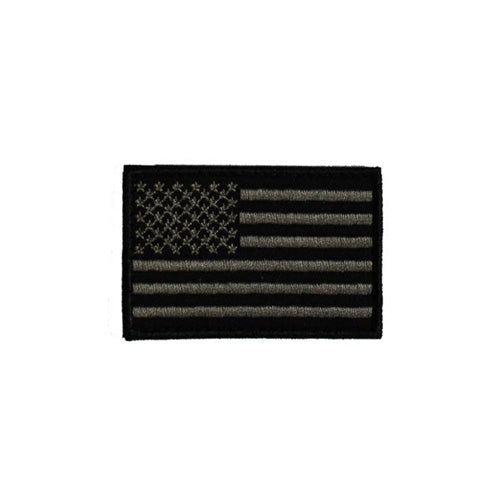 US Flag Black Velcro Patch Morale Flag Backing