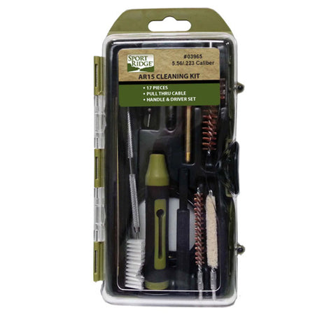 AR10 17 Piece Rifle Cleaning Kit Hard Case with Utility Bits