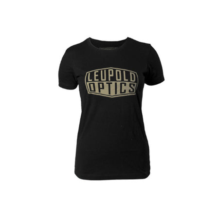 Women's Leupold Badge Short Sleeve Shirt Black SM