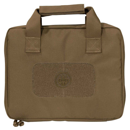 Padded Tactical Pistol Case Coyote with Elastic Accessory Straps