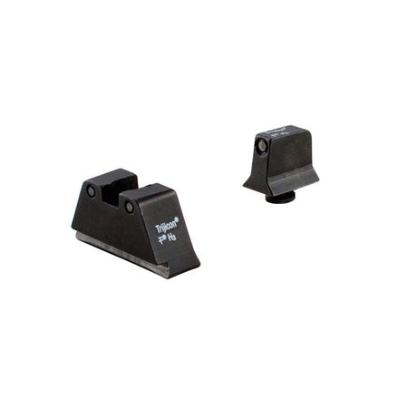 Glock 17/17L Suppressor Height Trijicon Night Sight Set - Black/Green Front, Black/Yellow Rear