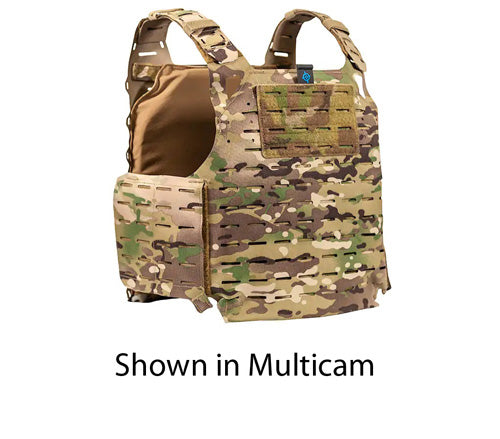 PLATEminus V6 Large BRN MOLLE Plate Carrier with Cummerbund