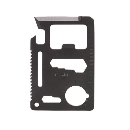 11-in-1 Stainless Steel Survival Wallet Card Tool