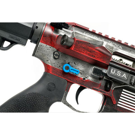 AR-Style Ambidextrous Adjustable Safety Selector 90 Degree - Black Anodized Aluminum