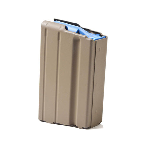 ASC 10rd 6.5 Grendel Stainless Mag FDE Marlube with Blue Follower