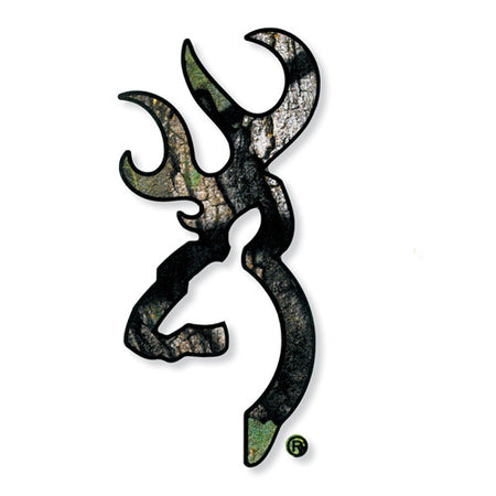 Browning 6-Inch Camo Buckmark Logo Single-Use Vinyl Decal