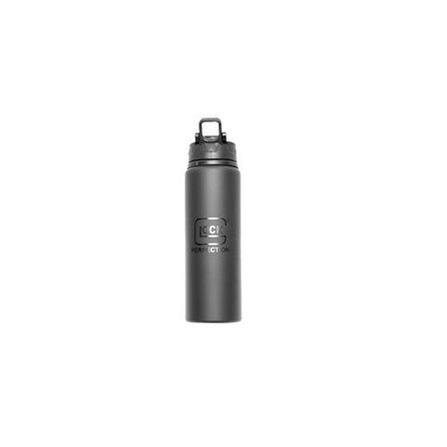 Glock Branded Aluminum Sport Water Bottle Matte Black 28oz