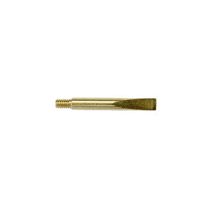 Small Brass Cleaning Scraper with 8-32 Rod Threads