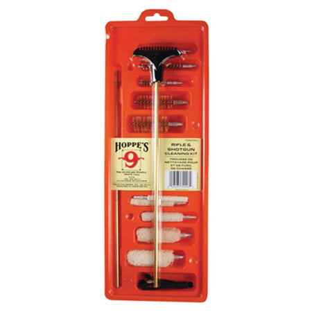 Universal Dry Firearm Cleaning Kit with Brushes Swabs and Jags