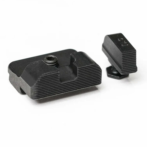 Glock 9mm/.40 S&W TAG TSP Tactical Steel Iron Sights with Anti-Glare Serrations