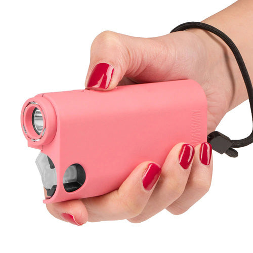 Guard Dog Olympian Pink 3-in-1 Personal Defense Stun Gun Flashlight Pepper Spray