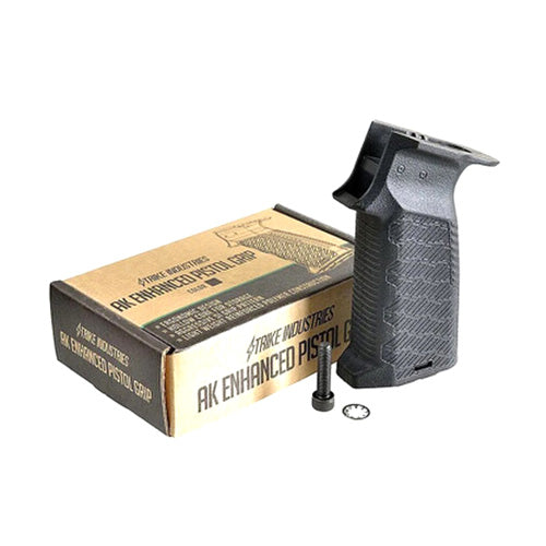 Strike Industries AK Pattern Enhanced Pistol Grip with Storage Lid Black