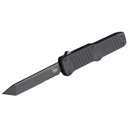 HK Hadron OTF Automatic 3.375" Tanto Blade Black Aluminum Frame