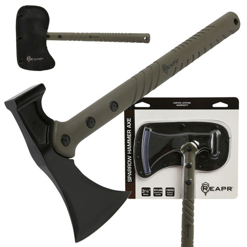Sparrow 15.25in Overall Hammer Axe with 1680D Ballistic Sheath