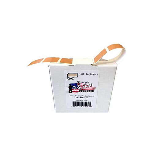7/8in Square Tan Peel-and-Stick Target Repair Pasters 1000 Ct