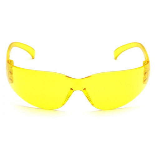 Intruder Amber/Amber Scratch Resistant Safety Glasses