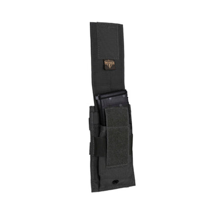 Single Black Universal Rifle Pouch MOLLE Compatible