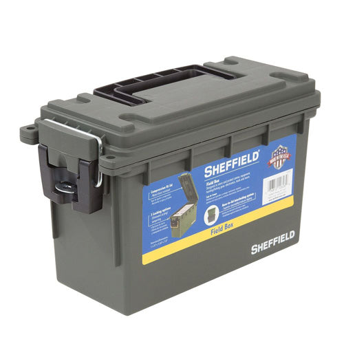 Sheffield 12626 OD Green Hard Field Box - Made in USA