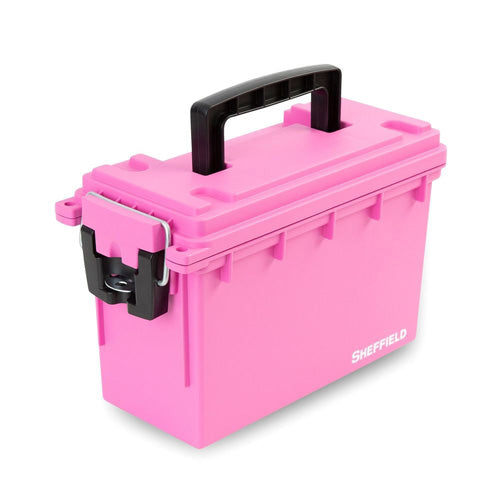 Sheffield 12629 Pink Field Box - 3 Locking Options, Made in USA