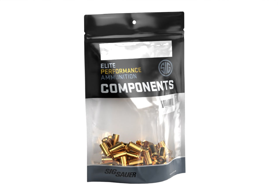 SIG SAUER Component Brass 9mm Luger Unprimed Cases 100ct