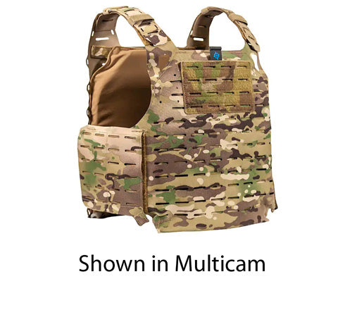 PLATEminus V6 Large Green Armor Plate Carrier with Cummerbund