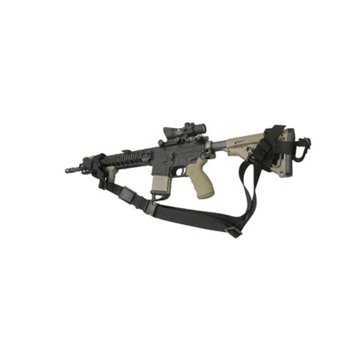 Universal 3-Point Black Combat Sling with ERB Release 1.5 Inch