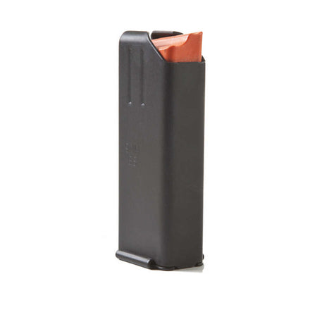ASC 10rd 9mm AR-15 Stainless Steel Mag Black Marlube Orange Follower