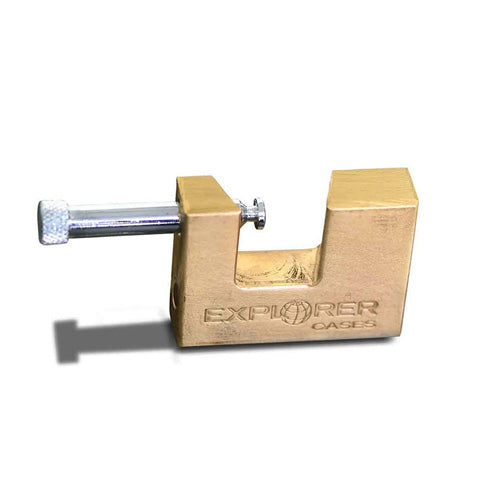 Explorer Heavy Duty Brass Keyed Padlock for Gun Cases