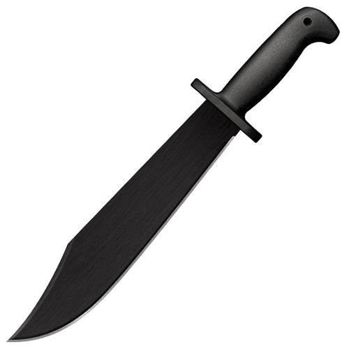 Cold Steel 17 3/4in Black Bear Bowie Knife 1055 Carbon Steel Black Powder Coat