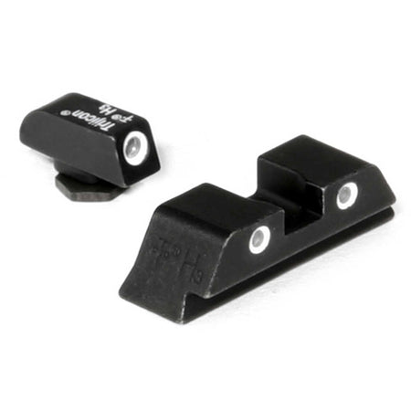 Glock 17/22/34 MOS Trijicon Night Sight Set - Green Front, Yellow Rear, Square Notch