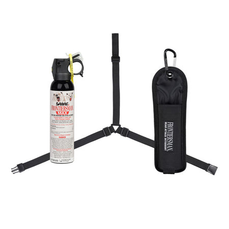 SABRE Frontiersman MAX Bear Mountain Lion Defense Spray 9.2 Oz 3-in-1 Carry Holster