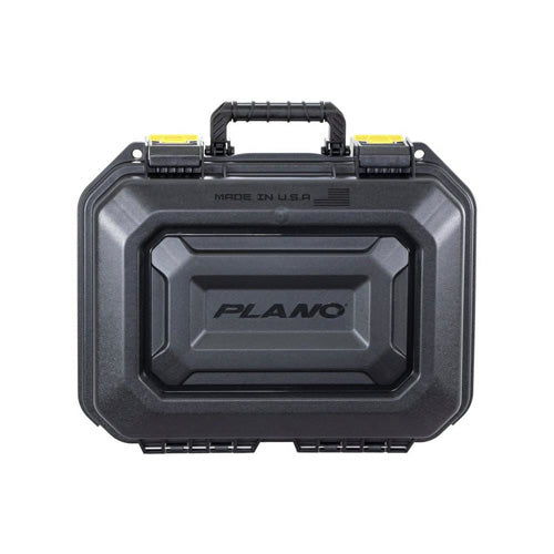 Plano Airline Approved 2 Pistol Hard Case, 14"x10"x5", Black and Yellow PLA118LG