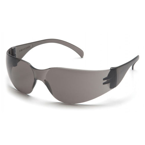 Mini Intruder Grey/Grey Scratch Resistant Safety Glasses