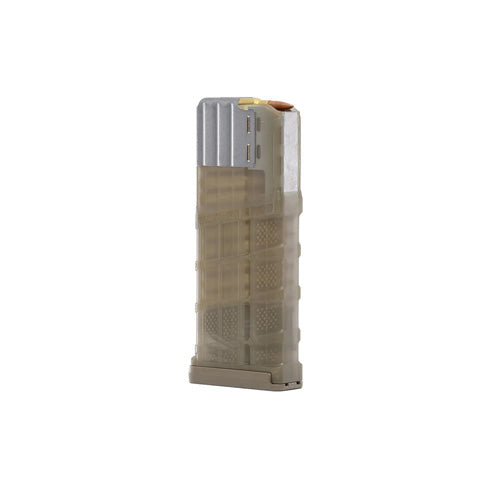 Lancer L7AWM 25rd .308 Win/6.5 Creedmoor Translucent Dark Earth Rifle Magazine