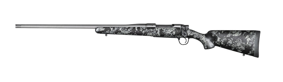 Christensen Arms 8010111700 Mesa FFT 308 Win 4+1 20" Threaded Barrel, Tungsten Gray Cerakote, Black with Gray Webbing Stock, Left Hand