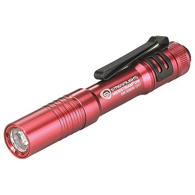 MicroStream 250 Lumen Red USB Rechargeable Pocket Light