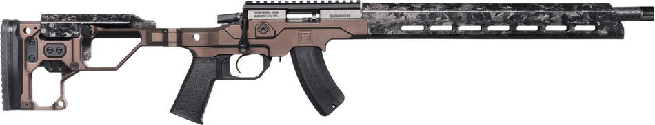 Christensen Arms 8011202401 MPR 22 WMR 10+1 18" Black Match Grade Threaded Barrel, Black Nitride Picatinny Rail Receiver, Carbon Fiber M-LOK Handguard, Desert Brown Adj w/MagneLock Technology Stock