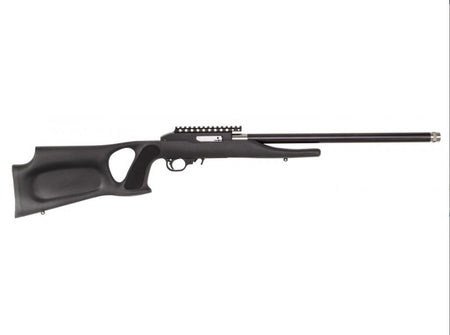 Magnum Research SSAT22UT Magnum Lite SwitchBolt 22 LR 10+1 18" Black Aluminum Tensioned Threaded Barrel, Black w/Integral Scope Base Receiver, Black Fixed Thumbhole Stock, Right Hand
