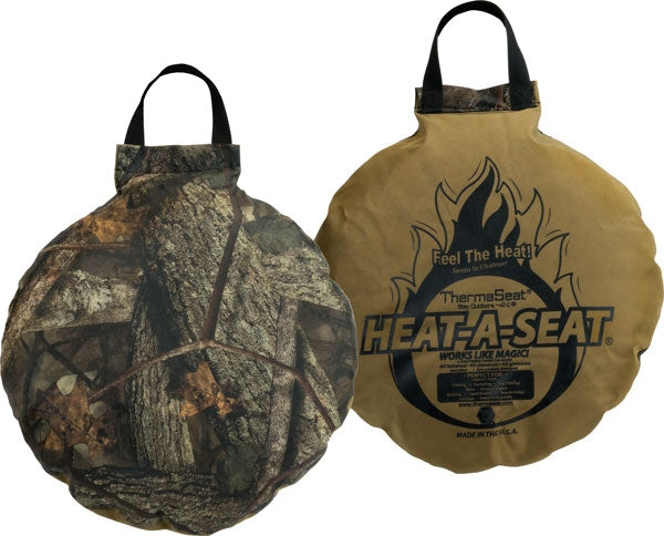 NEP 17" Heat-A-Seat Insulated Pad Coyote Brown/Mossy Oak Camo