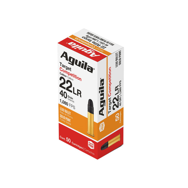 Aguila .22 LR Target And Competition Lead Soft Point 40 Grain