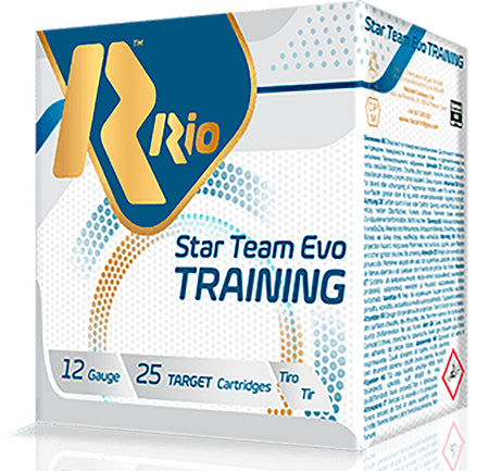 Rio 12 Gauge Star Team Evo 2-3/4 inch 1oz 8-Shot 1250fps Target Load