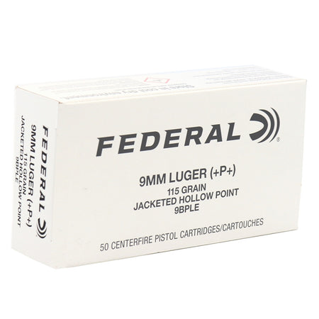Federal 9mm Hi-SHOK  115 Grain Jacketed Hollow Point (JHP) (+P+)